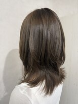 アールヘア(ar hair)&nbsp;透明感グレージュ×ウルフレイヤー