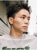 刈り上げツーブロックビジネスマンカジュアルオールバック