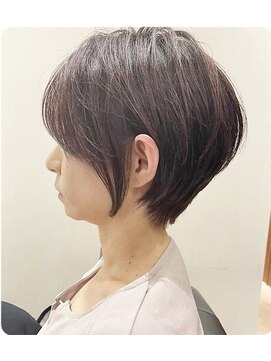 レリーキルト 岡本(RelyQuilt) 横から綺麗ショート×髪質改善で上品美人ヘア[岡本/摂津本山]
