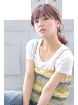 アルベロ(albero) 【シースルーバング】×【フェミニンポニーテール】