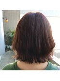 大人かわいい無造作カール フェミニンボブ*