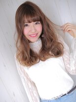 アグ ヘアー ロッコ 南通店(Agu hair rocco)&nbsp;前髪×大きめウエーブで小顔効果☆
