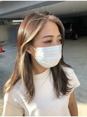 ナチュラルベージュフェイスフレーミング