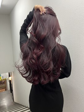 ストーリー 本川越(Story) レイヤーカット×ワインレッド