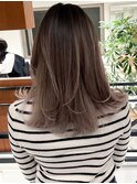 ハイライトバレイヤージュダブルカラーケアブリーチ30代40代