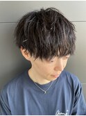 メンズマッシュツイストスパイラルパーマ