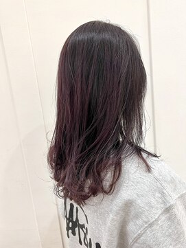 コワファースト  させぼ五番街店(COIFF1RST) ピンクラベンダー×バレイヤージュ