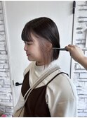 イヤリングカラー×ベージュカラー
