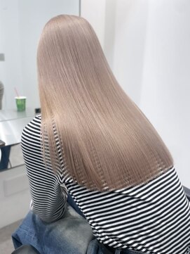 サンクプロジェクト(cinq PROJECT) グレージュミルクティーベージュピンクベージュカラーブリーチ