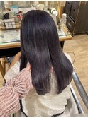 ラベンダーグレージュ 透明感カラー ハイトーン ケアブリーチ