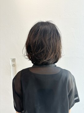 ザザアオヤマ(ZA/ZA AOYAMA) ボブ/デジパ/ボブパーマ/パーマボブ/パーマ/デジタルパーマ