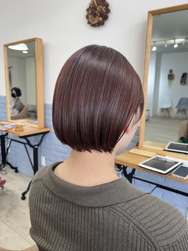 リープ(leap hair) ぱつっとミニボブ