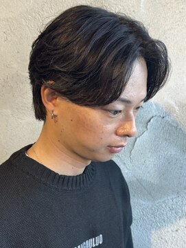 ニアウ 高崎店(Niau) ニュアンスパーマフェザーパーマメンズパーマセンターパート高崎