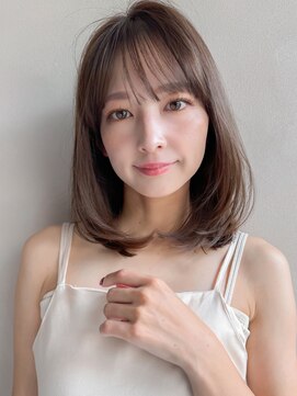 アグノス 青山(Agnos) ワンカール大人可愛い前髪結べるボブセミディ