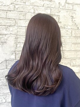 プライズ 池袋店(prize) ブリーチなし春色カラーピンクブラウンロングレイヤー