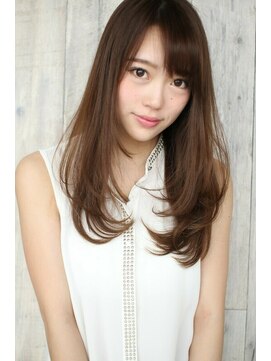 サファイア(SAPPHIRE) エアーストレートで艶っツヤの毛先1カール(^O^)／