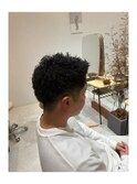 メンズショートパーマ