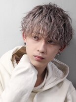 エルマーク 京都河原町(L-MARK)&nbsp;ダブルカラースパイラルパーマツイストパーマフェード短髪