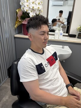 ノースサイド(NORTH SIDE) スキンフェードツーブロックショート刈り上げさっぱりメンズ短髪