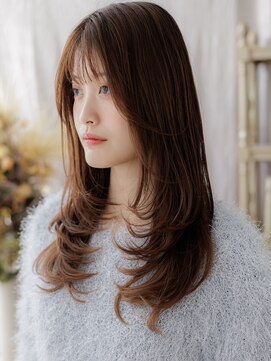 カバーヘア ブリス 上尾西口店(COVER HAIR bliss) 大人かわいいモテ髪韓国風ロングレイヤーTc5上尾20代30代40代