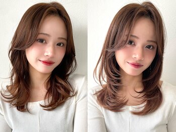 シャルムバイケンジ(Charm.by KENJE)の写真/髪の長さは変えたくないけど雰囲気を変えたい方に!最旬のレイヤーカットもお任せください◎【銀座/有楽町】