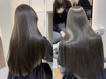 全席個室美容室 Zina 錦糸町 髪質改善＆トリートメント【11月OPEN（予定）】の写真/[#髪質改善#超音波アイロン]新感覚！Zina自社開発の『髪質改善トリートメント』で溢れる艶髪に♪[錦糸町]