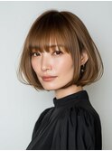 クラゲヘアー/小顔/ココアベージュ/オリーブグレー/川西