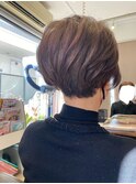 トップふんわり若見えすっきりショート