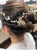 ヘアセット/ヘアアレンジ/結婚式ヘアセット/お呼ばれヘアセット