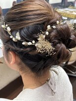 ヘッドショップパワープラス&nbsp;ヘアセット/ヘアアレンジ/結婚式ヘアセット/お呼ばれヘアセット
