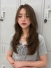 【トレンドヘアに♪】カット+ブリーチなしＷカラー　￥20900→￥15400