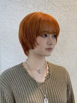 コード 四条河原町駅店(CHORD)&nbsp;オレンジカラー/ショートカット/ハイトーン/京都河原町