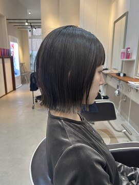 シエル 大名店(CIEL) 切りっぱなしボブ×外ハネ