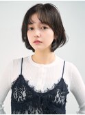 大人可愛い20代30代40代レイヤーボブ大人前髪透明感カラー