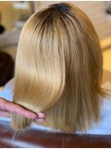 【髪質改善】さらに透明感UP×艶ストレート