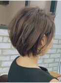 30.40代にオススメ×耳掛けひし形ショート◎