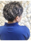 #グレーアッシュ#小顔ショート#イメチェン#パーマ