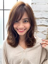 ロンドプランタン 恵比寿(Lond Printemps)&nbsp;【lond printemps水野】ひし形シルエット鎖骨ミディ