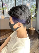 ヘアアンドメイク エジェリ(hair&make egerie) バイオレット・メンズインナーカラー