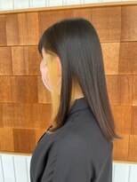 アンチ ブーン(ANTI boon)&nbsp;ブラック×イエロー　インナーカラー