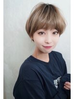 グランアージュ 錦糸町(grandage) 大人可愛いマッシュショートボブベージュ20代30代40代/錦糸町m