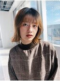 ナチュラル外ハネボブスタイル