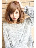 tuuli住吉☆大人可愛いボブルフショコラベージュ20代30代40代