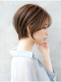 前髪あり大人ショートボブ20代30代40代【AIN.表参道】川原大地