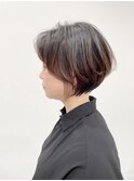 ニュアンスカラー×ワンカールボブショート◎20代30代40代50代