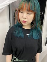 フィン(fin,)&nbsp;Ayato/セクションカラー/グラデーションカラー/ペールベージュ