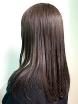 ヘアジーナ(Hair Jina)&nbsp;カーキーグレージュ/ロング/ストレートスタイル