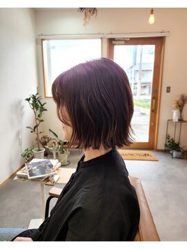 ヨハク(yohak) 切りっぱなしボブ