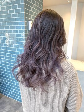 フェーディン(fa/din) ラベンダーグレージュバレイヤージュ