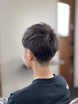 ソコトラ(Socotra)&nbsp;２ブロ刈り上げ　×　アッシュグレイカラー